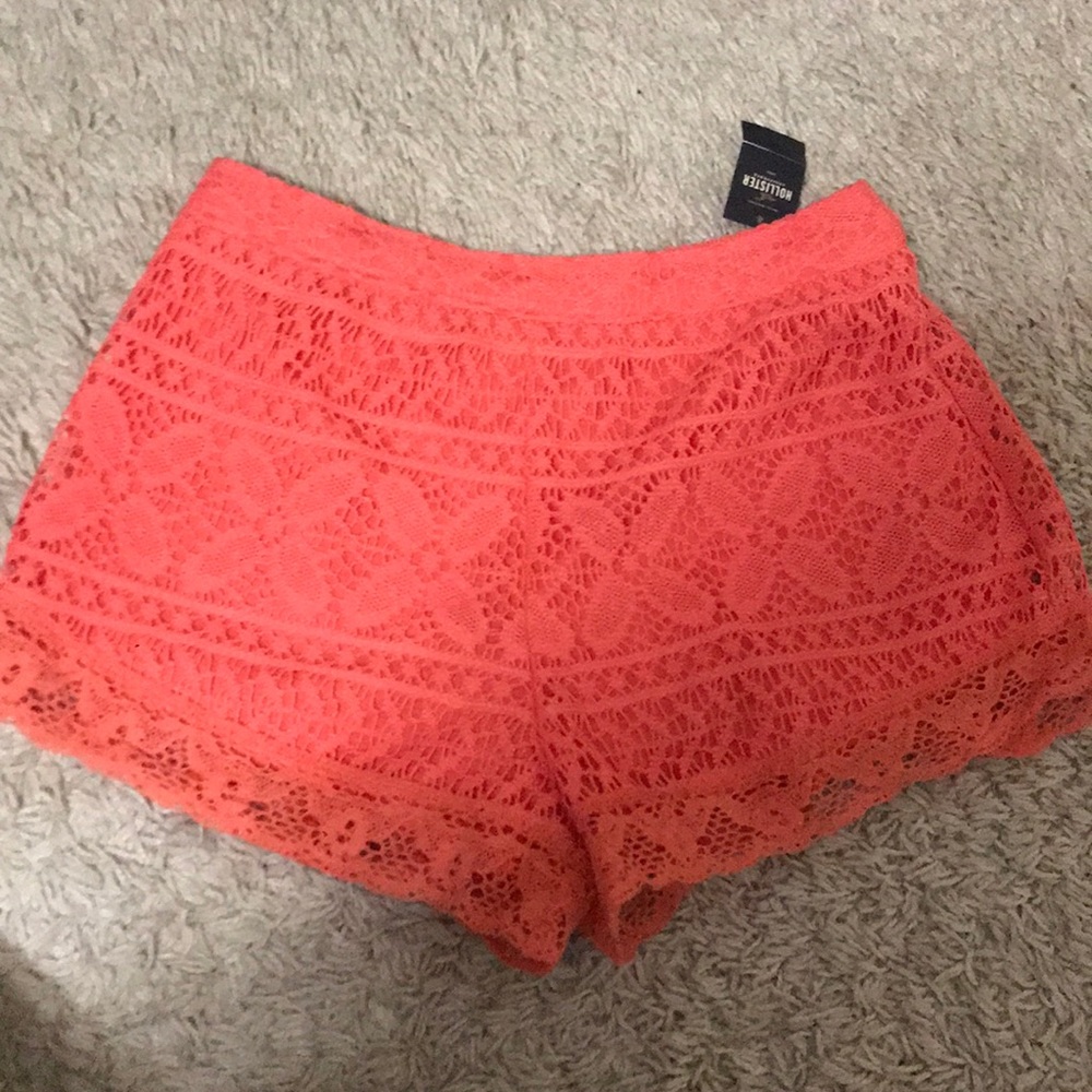 NWT Coral Lace Patterned Shorts